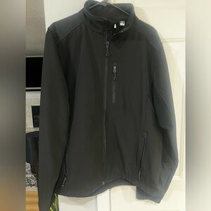 Men's Black Softshell Jacket